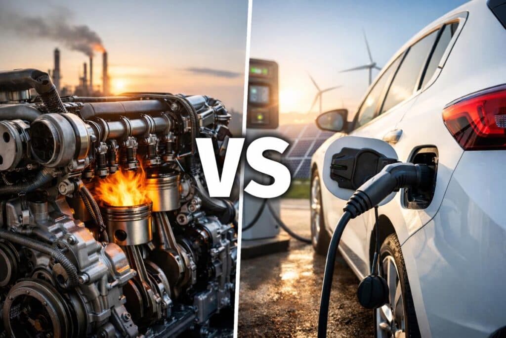 Voiture électrique vs thermique en 2026 : Le match du coût réel sur 100 000 km (Étude de cas)